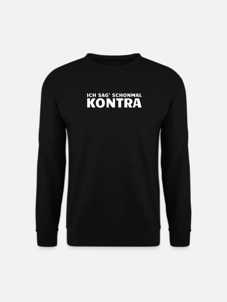Skat - Kontra-Spieler - Unisex Pullover - Schwarz