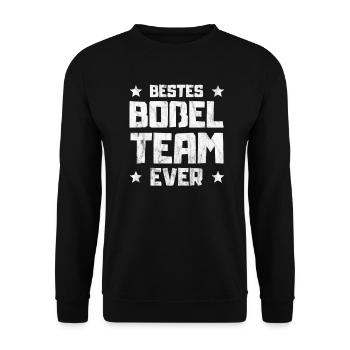 Boßel-Team Boßeln Boßler - Unisex Pullover - Schwarz - Vorne - Alina (178cm) & Michal (187cm)