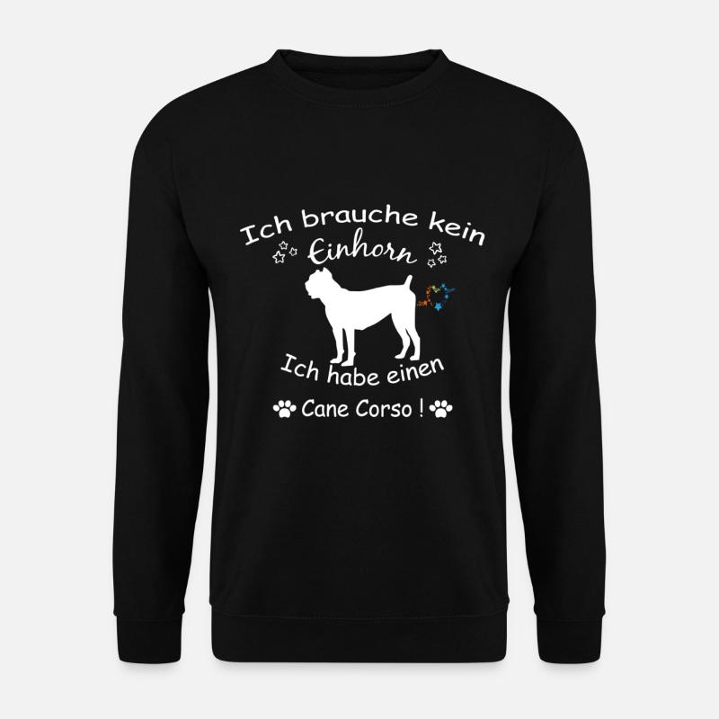 Cane Corso Geschenkidee - Cane Corso Hund - Unisex Pullover - Schwarz
