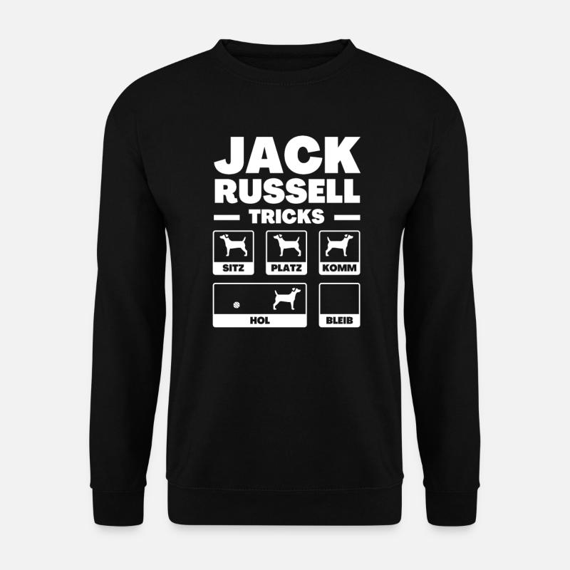 Jack Russel propriétaire de chien - Sweat-shirt Unisexe - noir