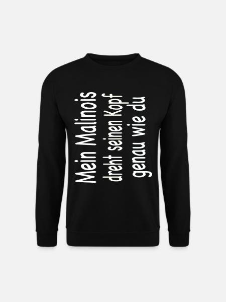 Malinois - Malinois Geschenkidee - Unisex Pullover - Schwarz