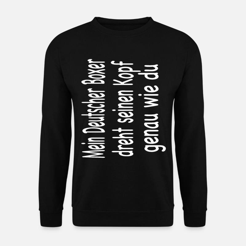 Deutscher Boxer Hund - Unisex Pullover - Schwarz