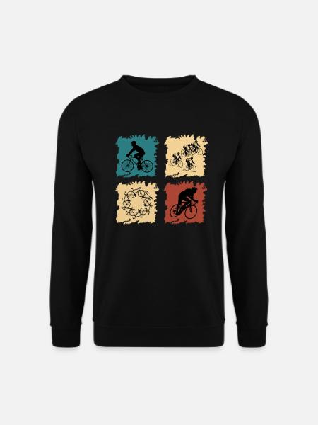 Radfahren Geschenk T-Shirt Radfahren - Unisex Pullover - Schwarz