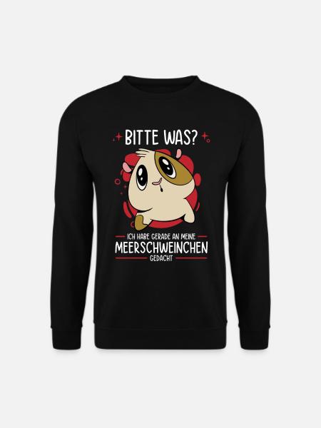 Cute Guinea Pig - Unisex Pullover - Schwarz