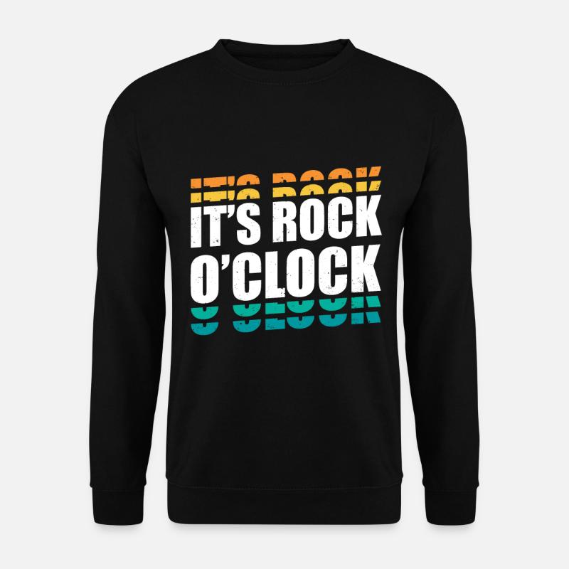 It's Rock O'Clock - Geologist - Unisex Sweatshirt - black