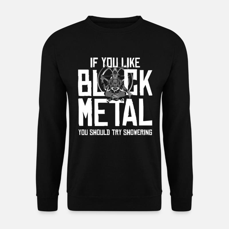 Funny Heavy Metal - Unisex Sweatshirt - black