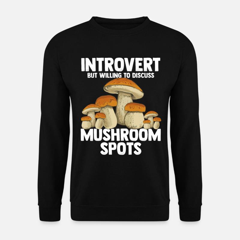 Mushroom Hunting - Unisex Sweatshirt - black