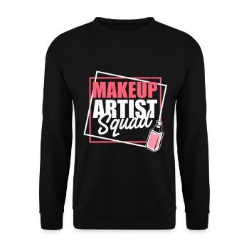 Makeup Artist Squad - Unisex Sweatshirt - black - Front - Alina (178cm) & Michal (187cm)