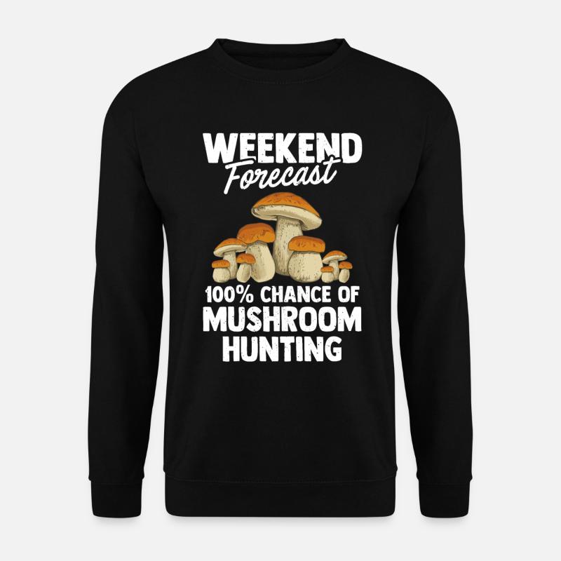 Mushroom Hunting - Unisex Sweatshirt - black