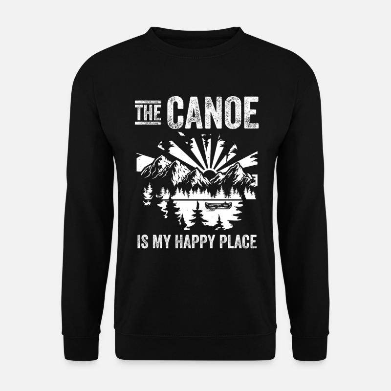 Funny Canoeing - Unisex Sweatshirt - black