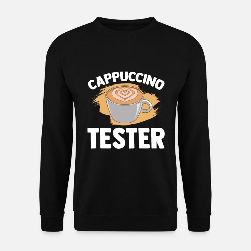 Cappuccino Tester - Unisex Pullover - Schwarz