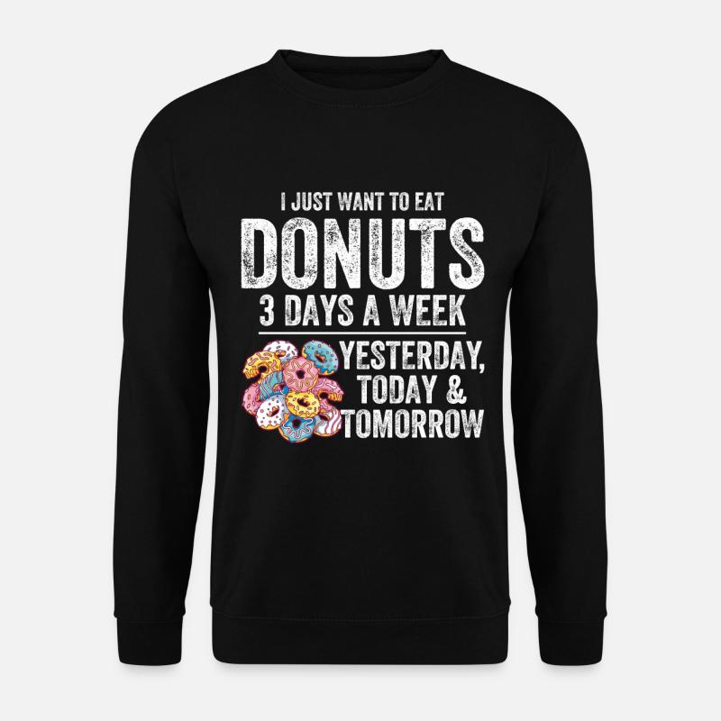 Donut Lover - Unisex Sweatshirt - black