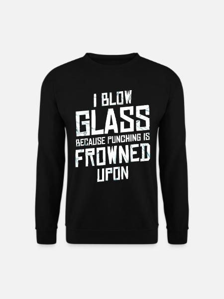 Glass Blower - Glassblowing - Unisex Pullover - Schwarz
