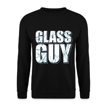Glass Guy - Glassblowing - Unisex Pullover - Schwarz - Vorne - Alina (178cm) & Michal (187cm)