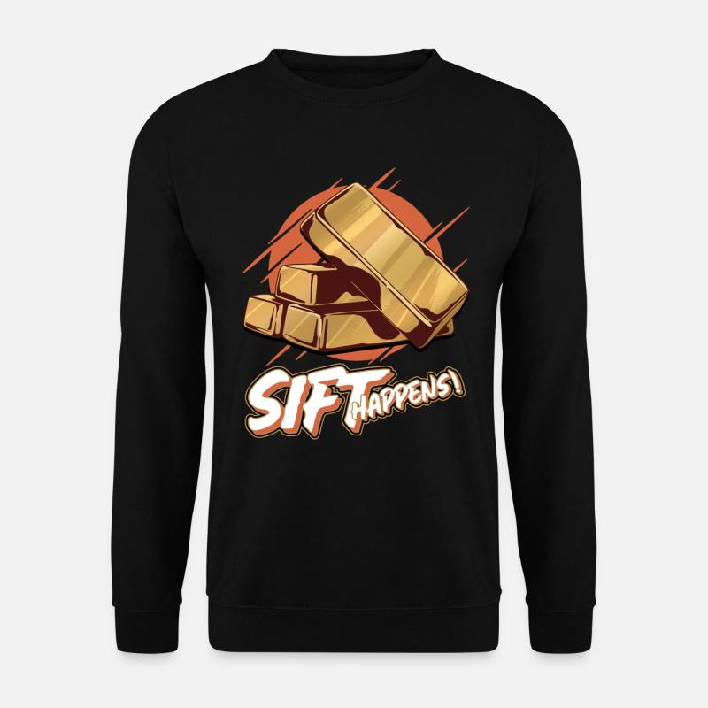 Gold Panning | Miner - Unisex Sweatshirt - black