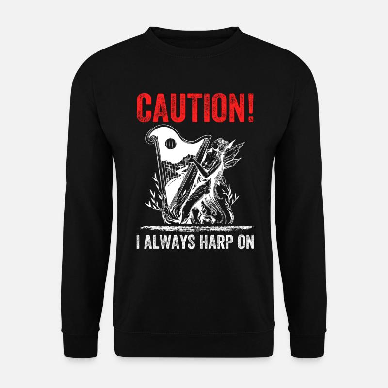 Harp Player - Unisex Sweatshirt - black