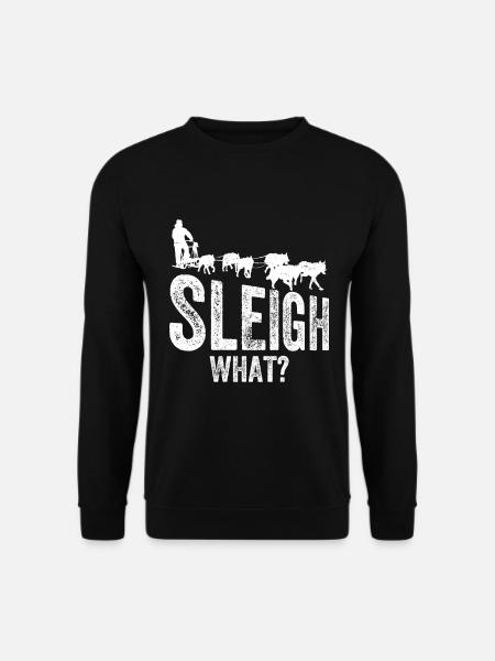 Traîneau à chiens | Mushing - Sweat-shirt Unisexe - noir