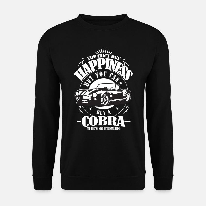 AC Cobra Lustiger Spruch Geschenk Glück kaufen - Unisex Pullover - Schwarz