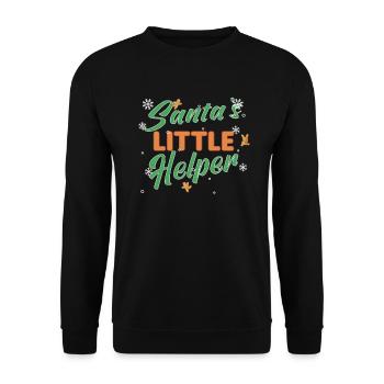 Christmas Baking Cookies Cookie Cookie Merry - Unisex Sweatshirt - black - Front - Alina (178cm) & Michal (187cm)