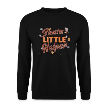 Christmas Baking Cookies Cookie Cookie Merry - Unisex Sweatshirt - black - Front - Alina (178cm) & Michal (187cm)