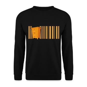 Imker Honig Imkerei Honigbiene - Unisex Pullover - Schwarz - Vorne - Alina (178cm) & Michal (187cm)