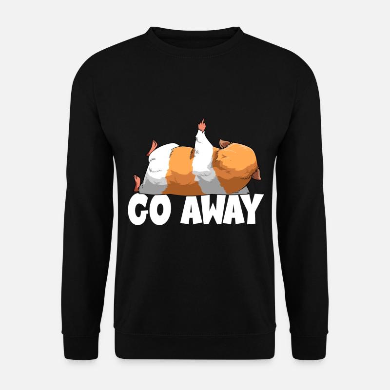 Go Away Meerschweinchen - Unisex Pullover - Schwarz