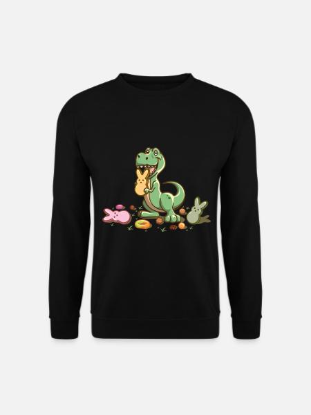 Easter Dinosaurs - Unisex Sweatshirt - black