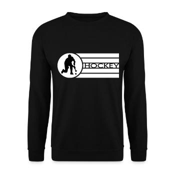 Hockey sur gazon Hockey Joueurs de hockey dans le cercle de tir - Sweat-shirt Unisexe - noir - Devant - Alina (178cm) & Michal (187cm)