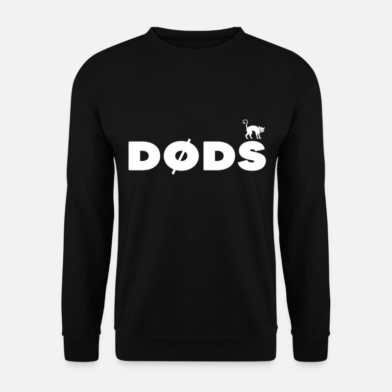 death diving dods mit katze klippenspringen - Unisex Pullover - Schwarz
