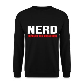nerd coder server download online nerd-life gamer - Unisex Pullover - Schwarz - Vorne - Alina (178cm) & Michal (187cm)