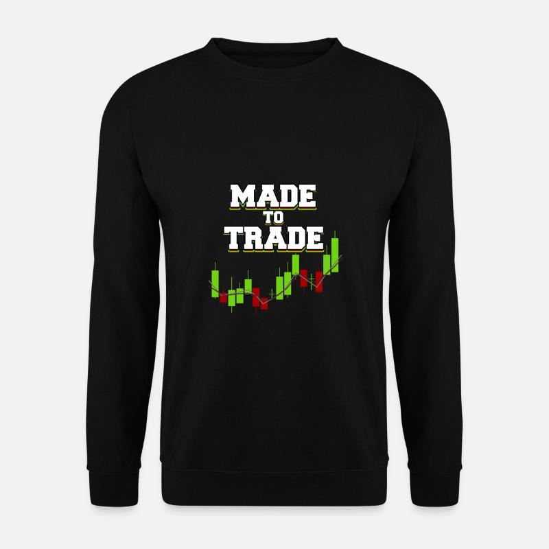 Trading Trader Börse Börsenhändler Forex Geschenk - Unisex Pullover - Schwarz