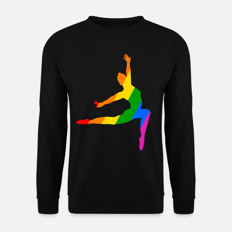 Ballet Dance in the Rainbow - Unisex Sweatshirt - black