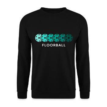 Floorball Unihockey unihoc - Unisex Pullover - Schwarz - Vorne - Alina (178cm) & Michal (187cm)