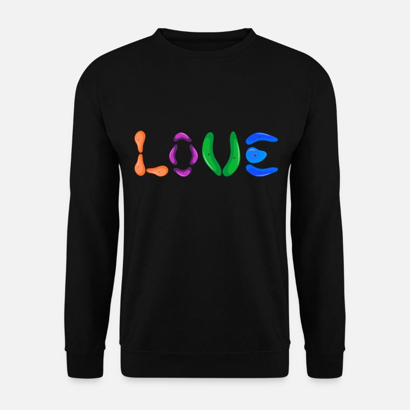 Boulderers bouldering climbing hall "Boulder-Love" - Unisex Sweatshirt - black