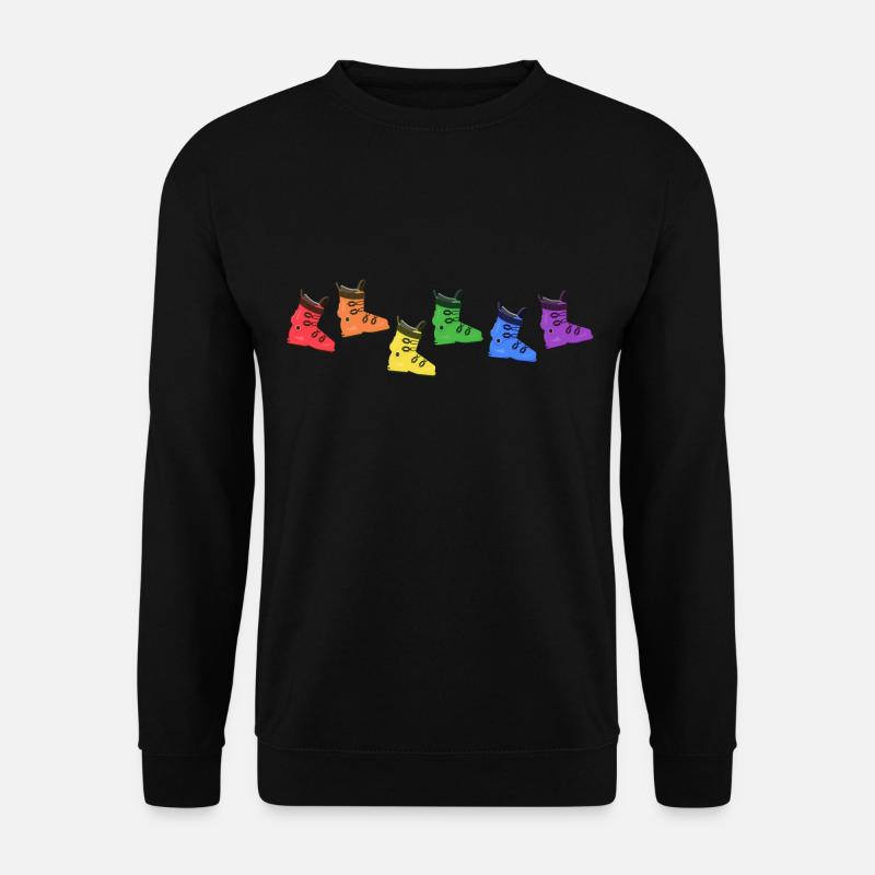 snowboard "lgbt-snowboarder-hardboots" - Unisex Pullover - Schwarz