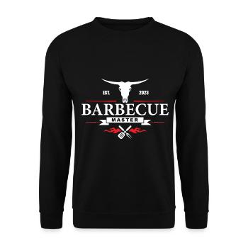 Barbecue Master - Unisex Pullover - Schwarz - Vorne - Alina (178cm) & Michal (187cm)