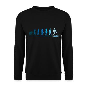eisbader eisbadsaison kneipp eisbaden eiswasser - Unisex Pullover - Schwarz - Vorne - Alina (178cm) & Michal (187cm)
