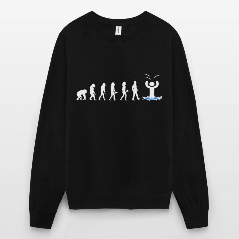 ice bathing ice cold ice bath evolution kneipp ice hole Unisex Sweatshirt