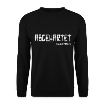 Eisbader Winterschwimmer kälteresistent Eisbad - Unisex Pullover - Schwarz - Vorne - Alina (178cm) & Michal (187cm)