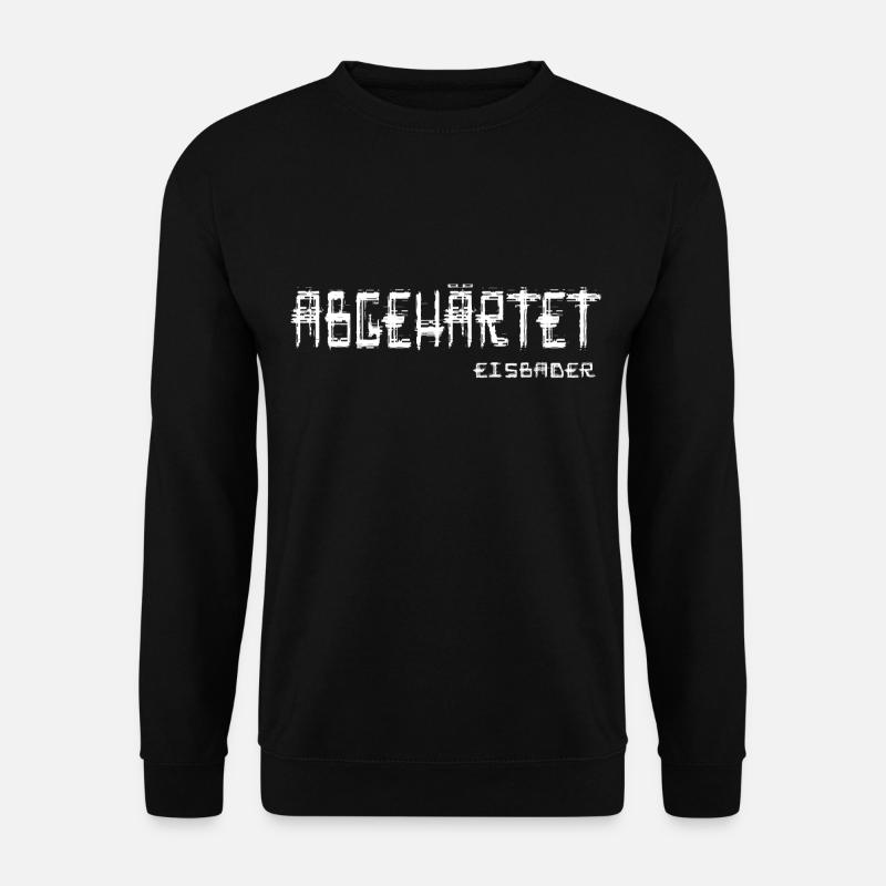 Eisbader Winterschwimmer kälteresistent Eisbad - Unisex Pullover - Schwarz