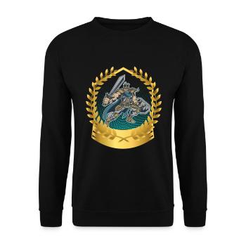 viking - Sweat-shirt Unisexe - noir - Devant - Alina (178cm) & Michal (187cm)