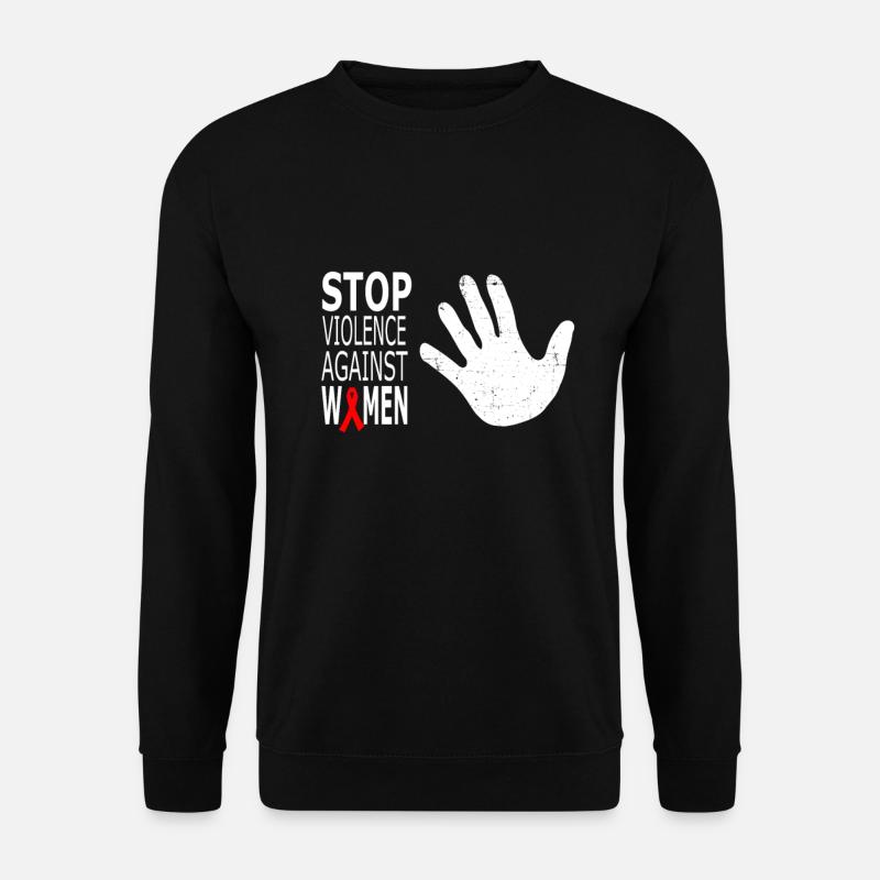 Violence against women's rights - Unisex Sweatshirt - black