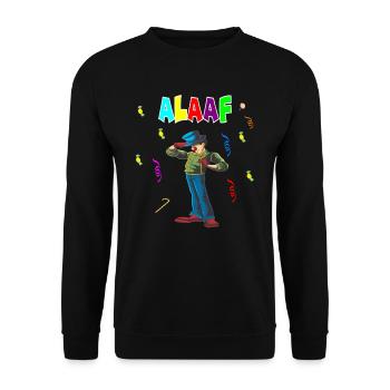 Carnival Alaaf - Unisex Sweatshirt - black - Front - Alina (178cm) & Michal (187cm)