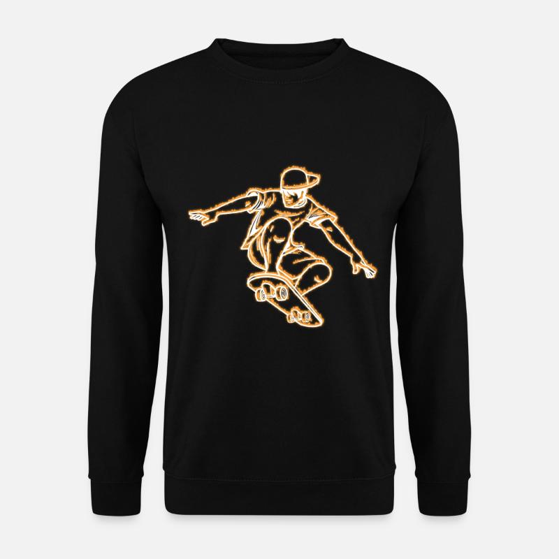 Skateboard gift - Unisex Sweatshirt - black