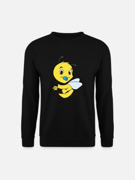 Bienen-Geschlecht decken Jungen-Blau-Geschenk auf - Unisex Pullover - Schwarz