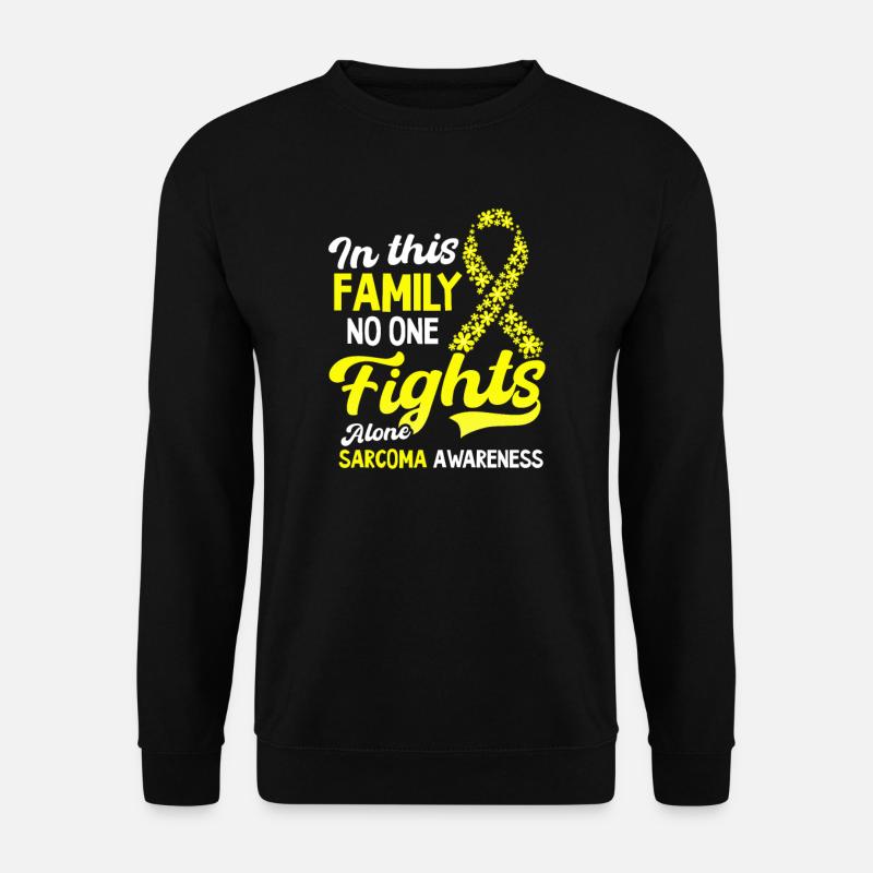 Sarkomkrebs nicht alleine bekämpfen - Unisex Pullover - Schwarz