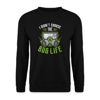 Bug Exterminator n’a pas choisi The Bug Life - Sweat-shirt Unisexe - noir - Devant - Alina (178cm) & Michal (187cm)