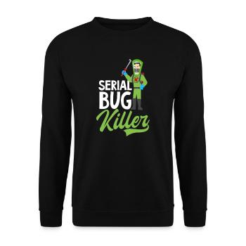 Bug Exterminator Serial Bug Killer - Sweat-shirt Unisexe - noir - Devant - Alina (178cm) & Michal (187cm)