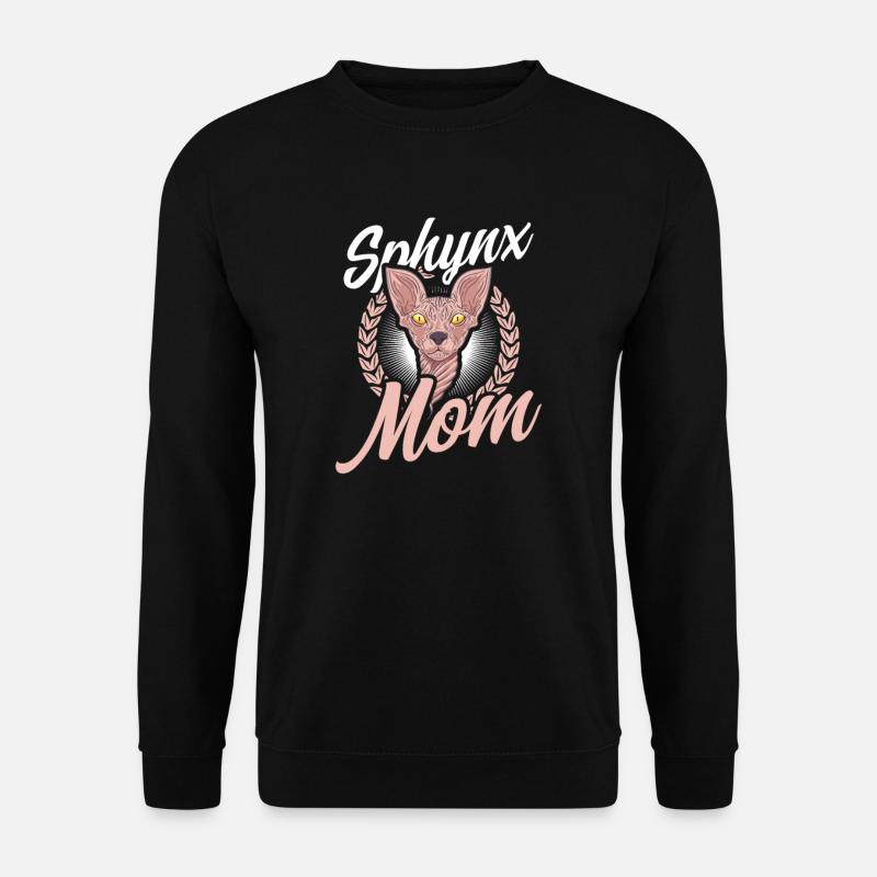 Sphynx Chat Sphynx Maman - Sweat-shirt Unisexe - noir