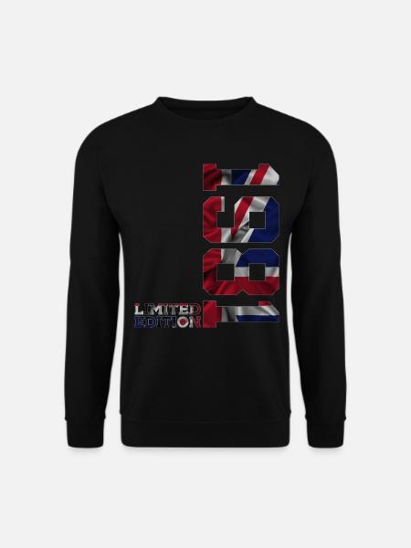 ÉDITION LIMITÉE ANGLETERRE 45E ANNIVERSAIRE 1981 - Sweat-shirt Unisexe - noir